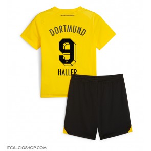 Borussia Dortmund Sebastien Haller #9 Prima Maglia Bambino 2023-24 Manica Corta (+ Pantaloni corti)